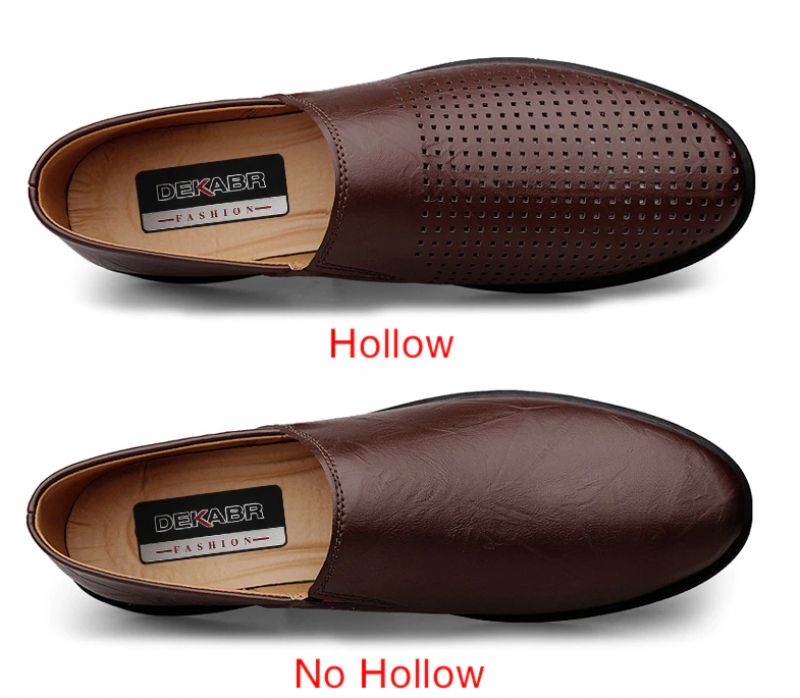 Nael Męskie Mokasyny Casualowe Buty - Brązowy