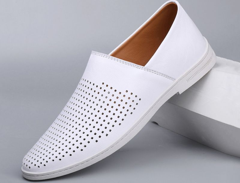 Nael Męskie Mokasyny Casualowe Buty - Brązowy