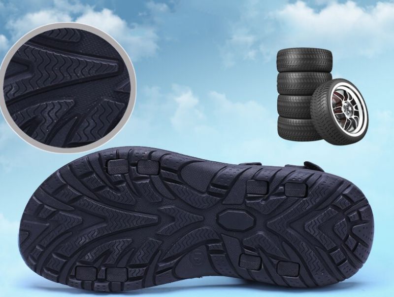 Nail Męskie Sandały Outdoorowes - Niebieski