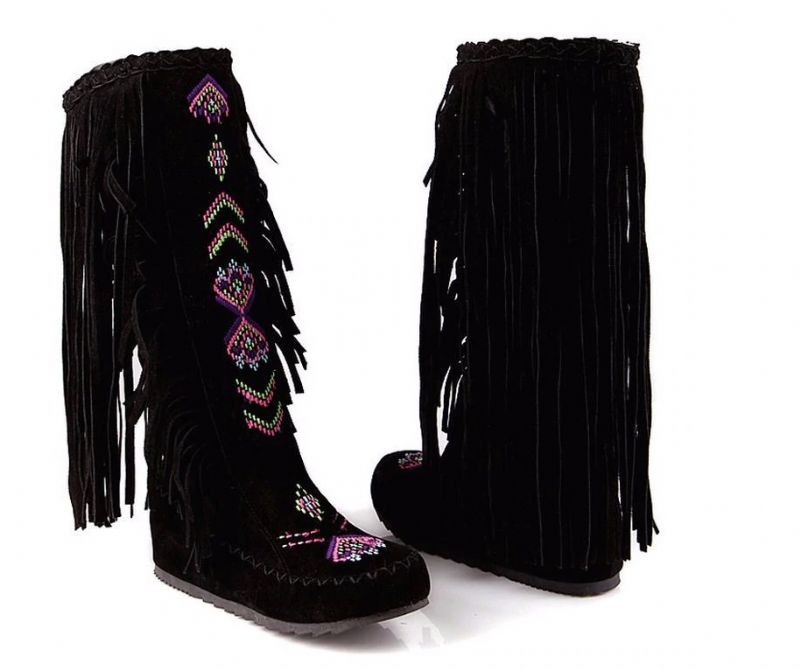 Naisha Boots Mid Calf - Żółty