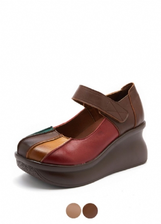 Nancy Damskie Buty Na Koturnie Na Platformie