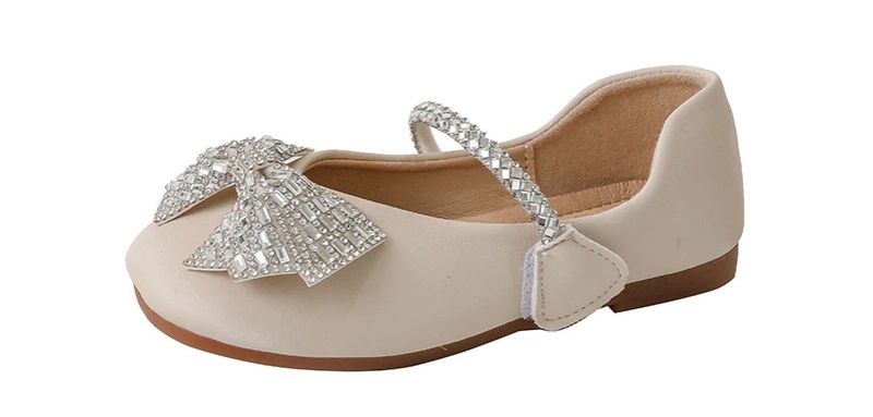 Nanny Dziewczęce Płaskie Buty - Beżowy