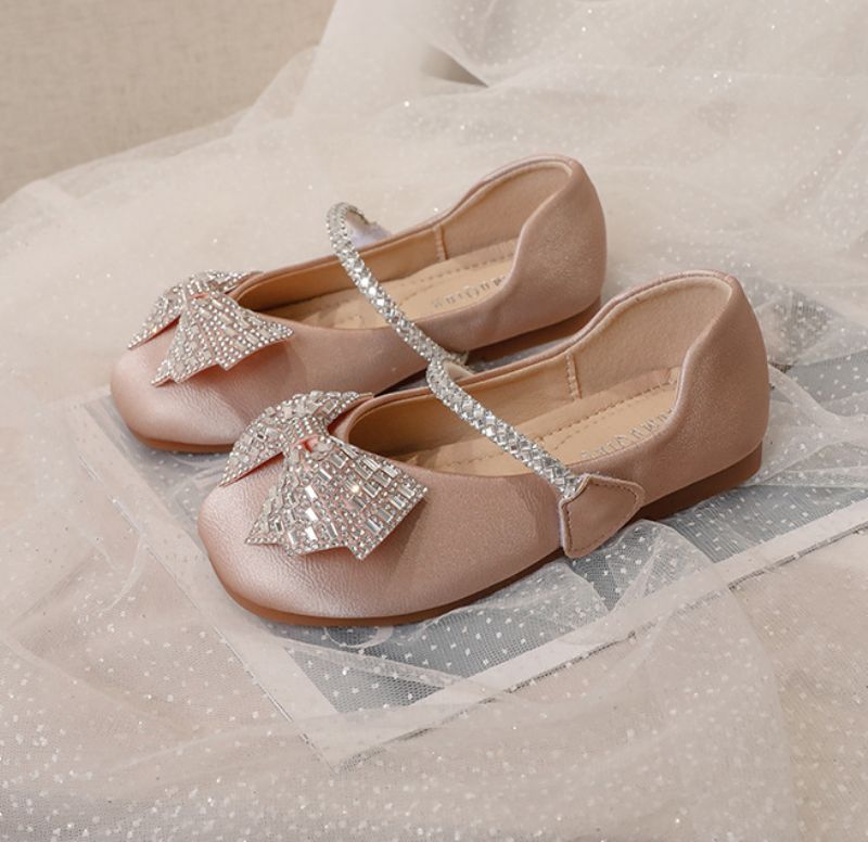 Nanny Dziewczęce Płaskie Buty - Beżowy