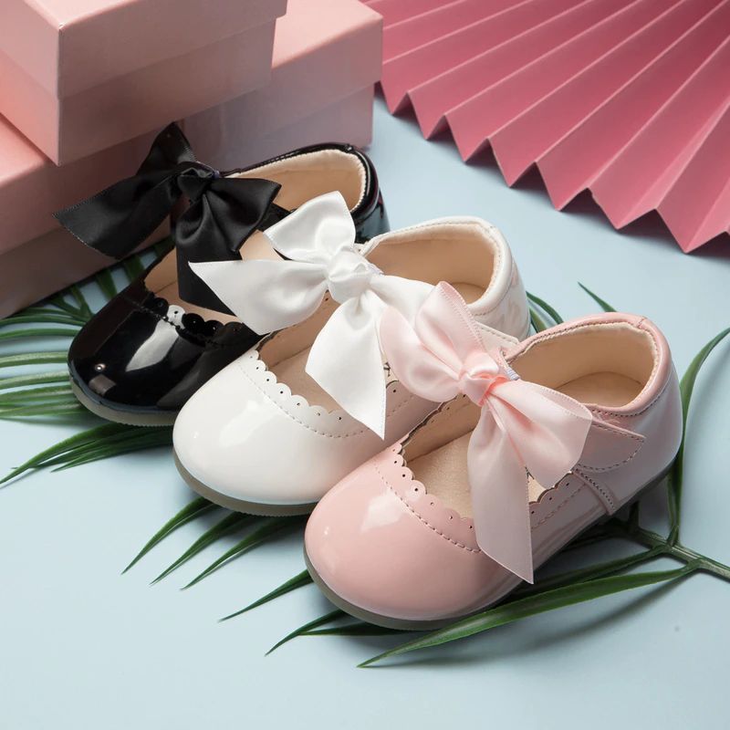 Natasha Dziecięce Płaskie Buty Dziewczęce - Biały