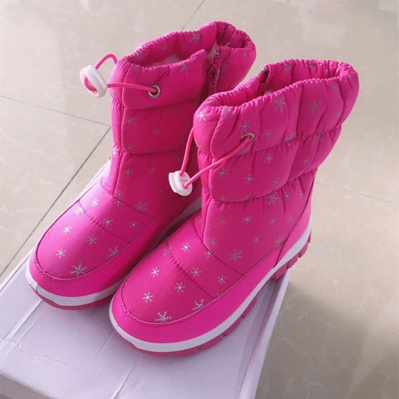 Natasha Dziewczęce Buty Śnieżne - Czarny Futro