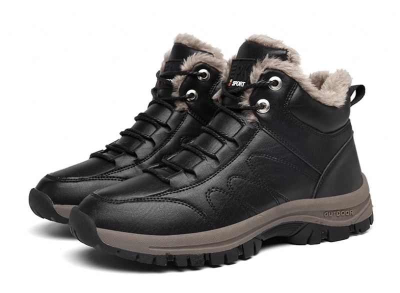 Ned Męskie Buty Zimowe - Brązowy Futro