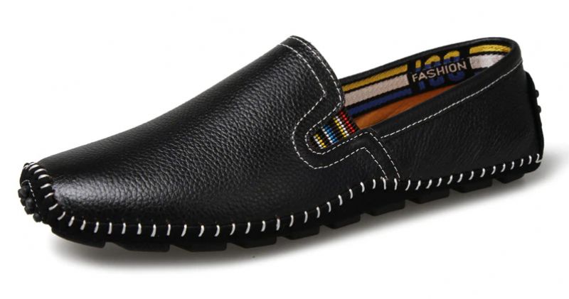 Ned Męskie Mokasyny Buty Codzienne - Czarny
