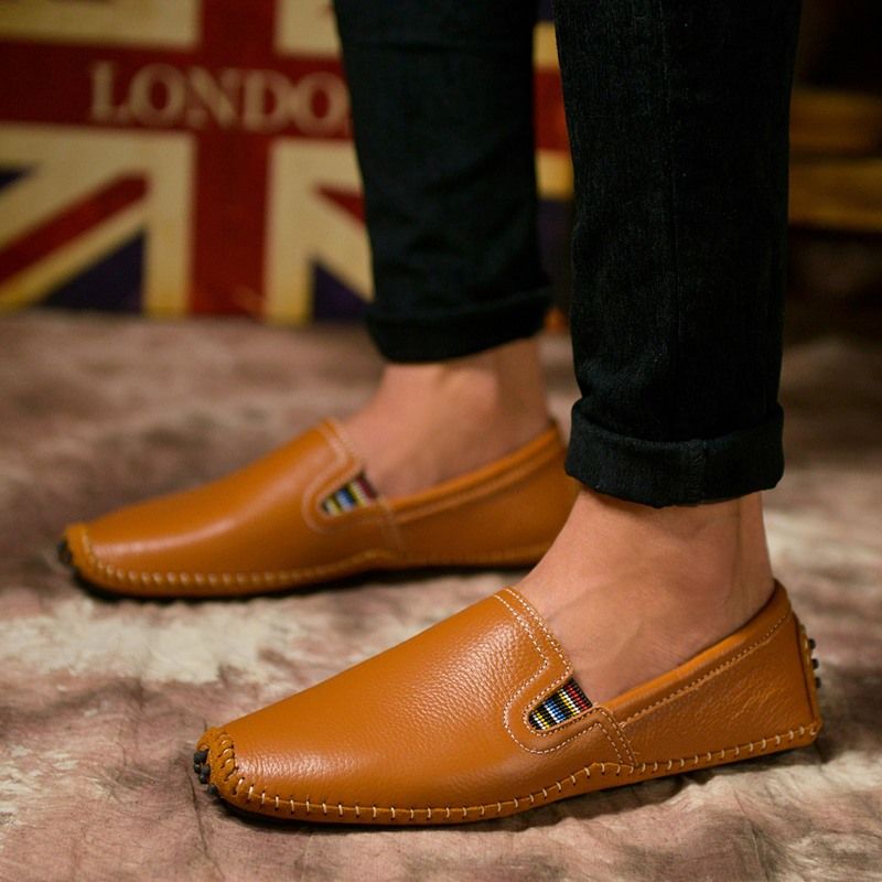 Ned Męskie Mokasyny Buty Codzienne - Czarny