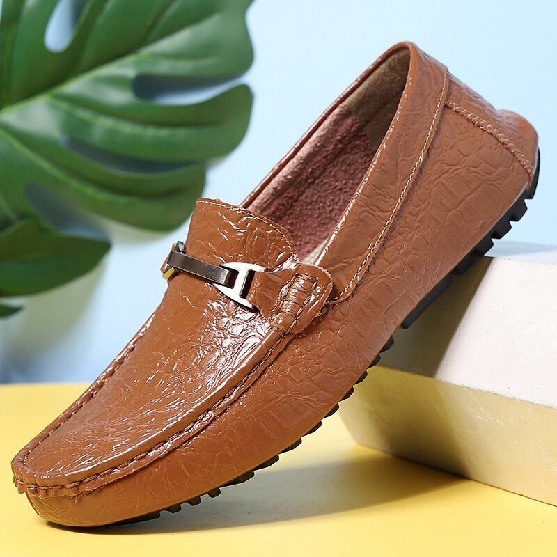 Neddy Męskie Mokasyny Casualowe Buty - Czarny