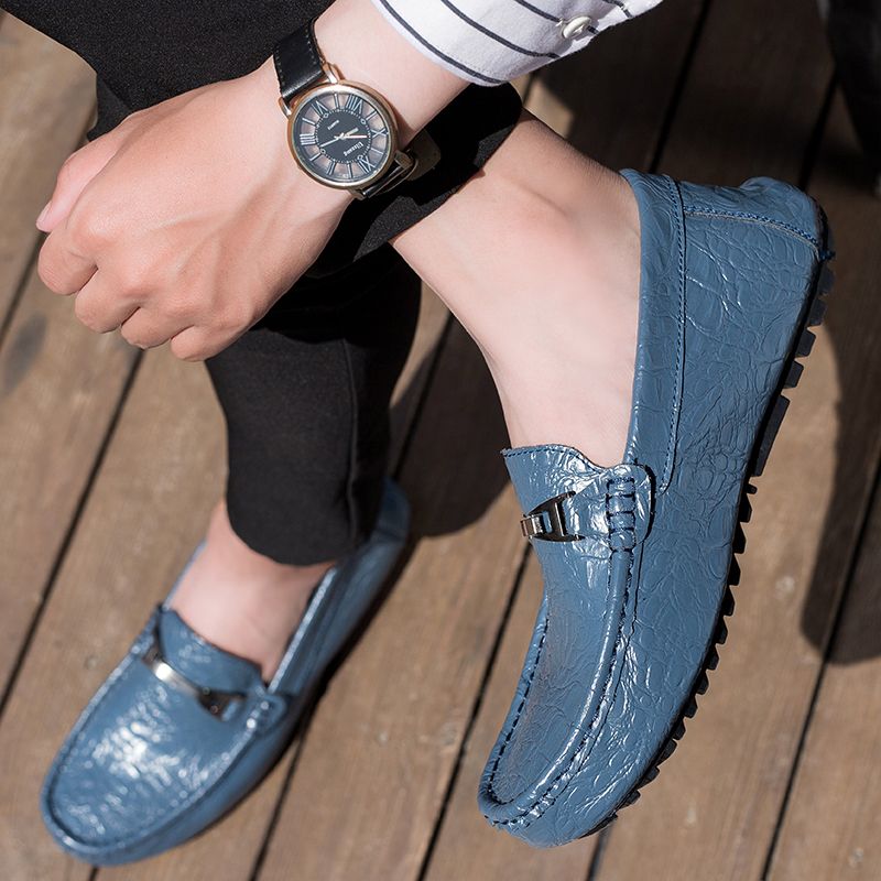 Neddy Męskie Mokasyny Casualowe Buty - Czarny