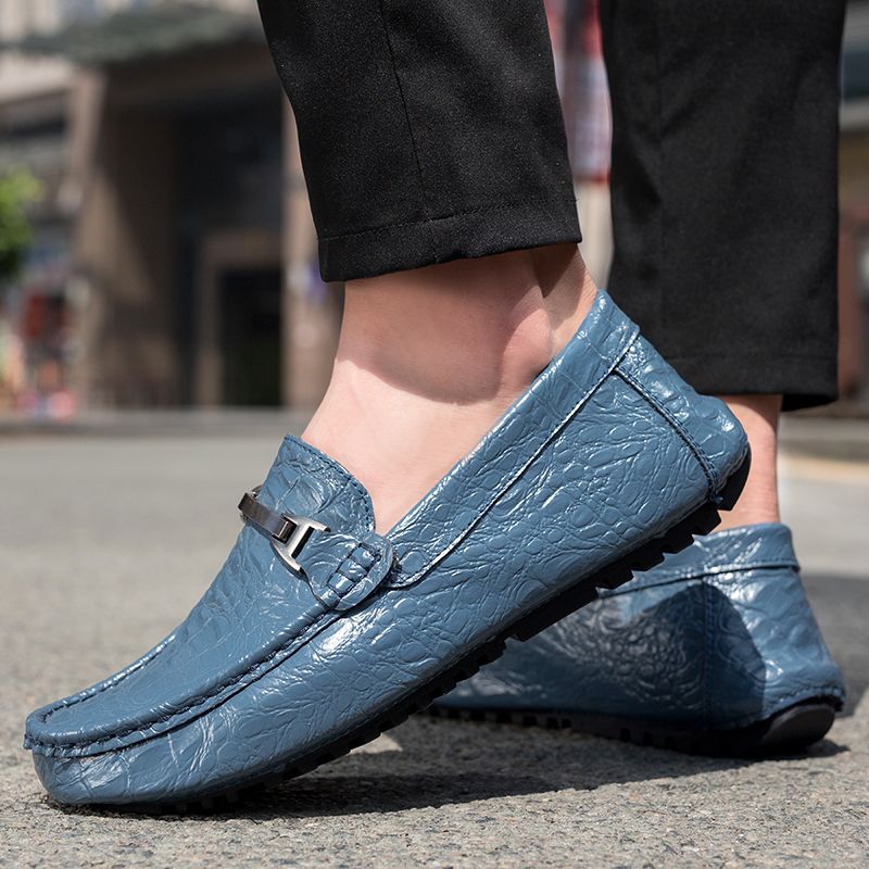 Neddy Męskie Mokasyny Casualowe Buty - Czarny