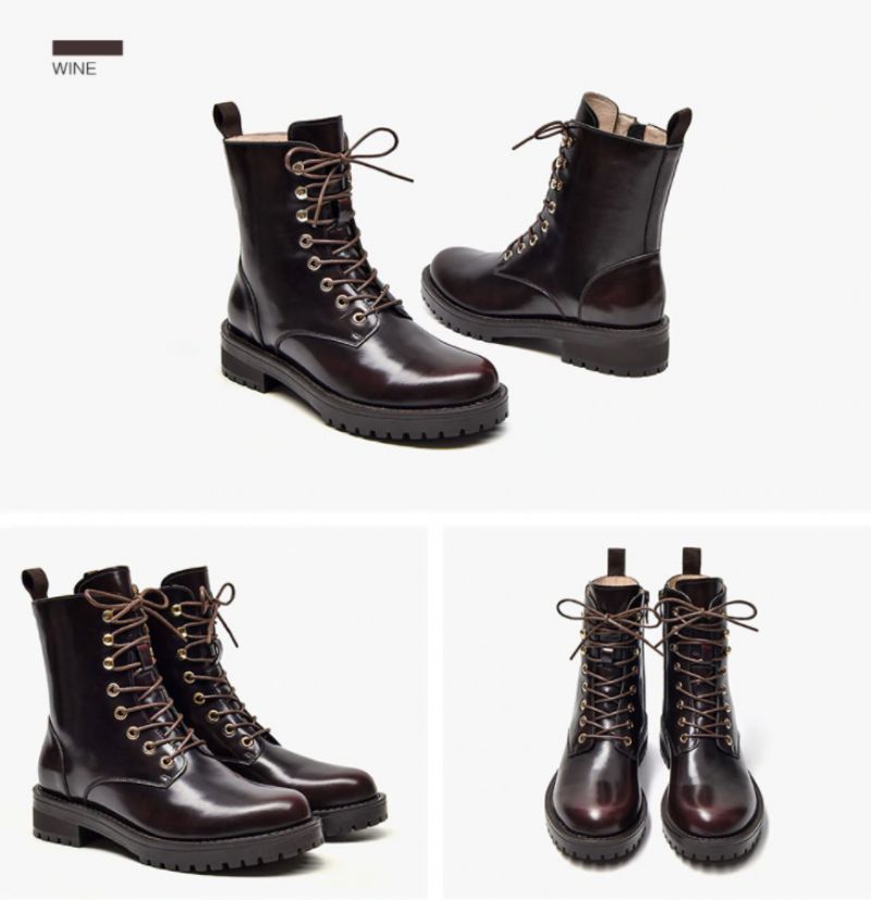 Neometta Damskie Buty Do Kostek - Wino