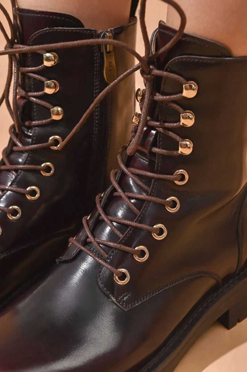 Neometta Damskie Buty Do Kostek - Wino