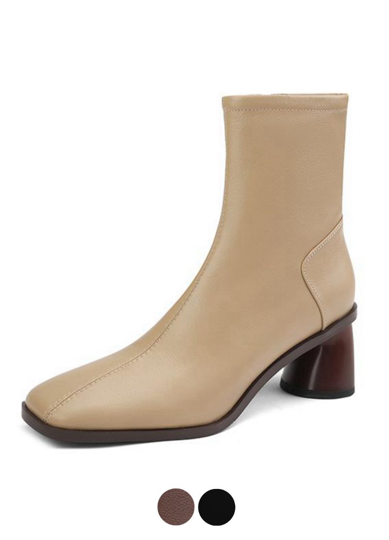 Nicandia Damskie Jesienne Skórzane Buty