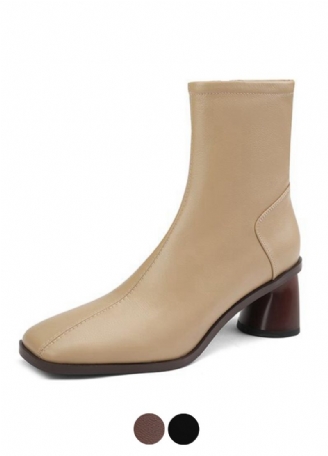 Nicandia Damskie Jesienne Skórzane Buty
