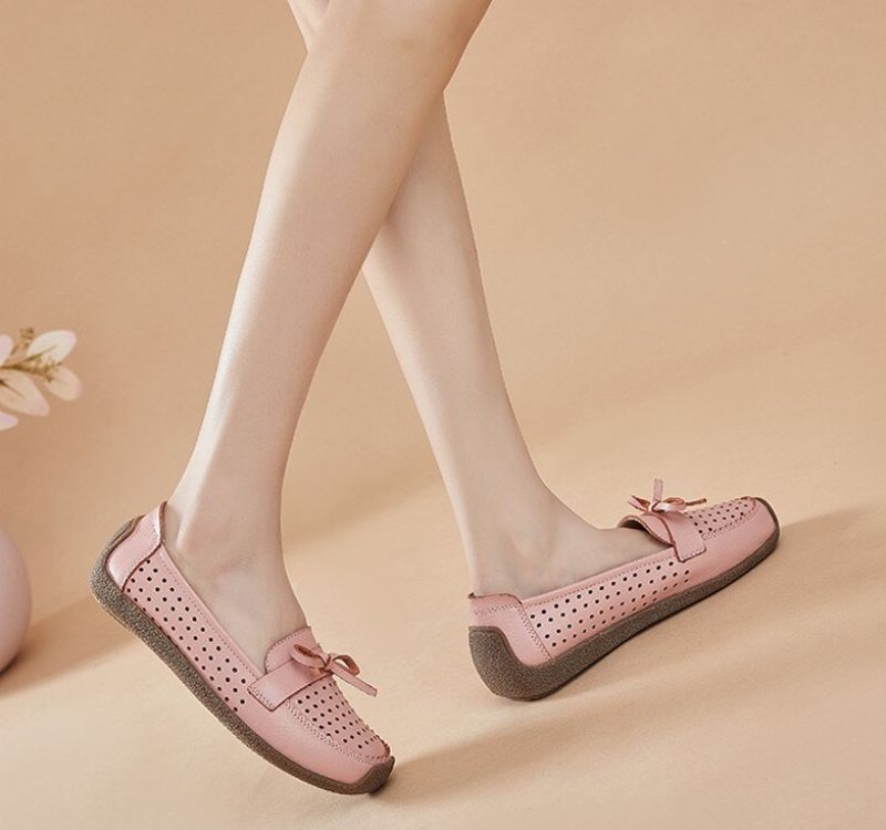 Nicole Damskie Mokasyny Typu Slip-on - Różowy