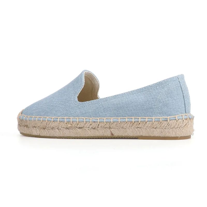 Nidia Damskie Wsuwane Espadryle - Niebo