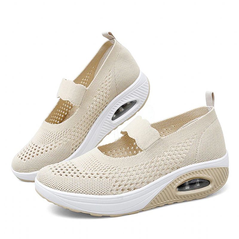 Ninoska Damskie Buty Platformowe Wsuwane Czarne - Czarny