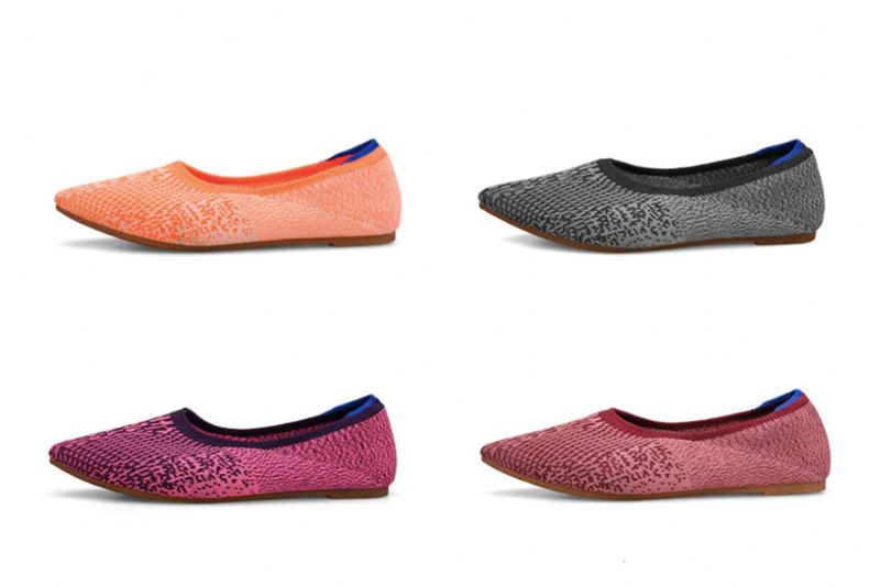 Ninsar Damskie Płaskie Buty - Czerwony wino