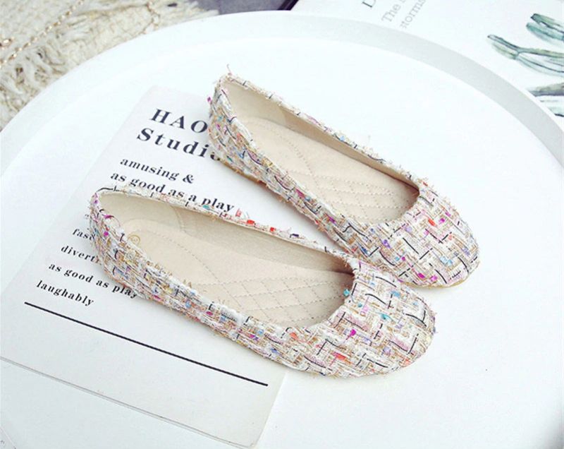 Niobe Damskie Płaskie Buty - Różowy