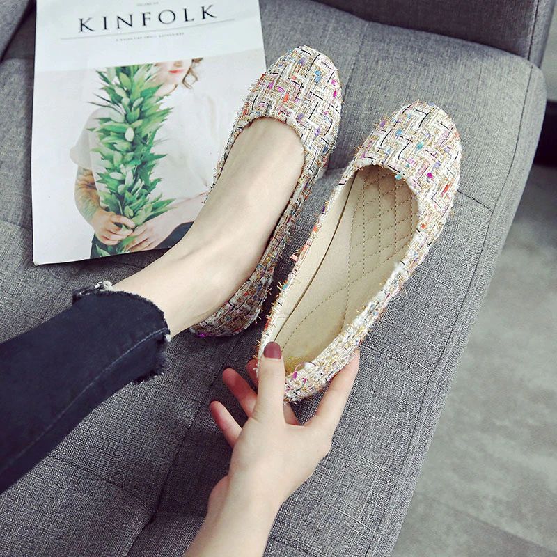 Niobe Damskie Płaskie Buty - Różowy
