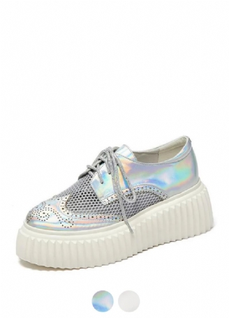 Nix Damskie Buty Typu Oxford Na Platformie