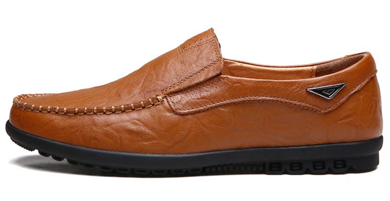 Noah Męskie Mokasyny Eleganckie Buty - Kawa