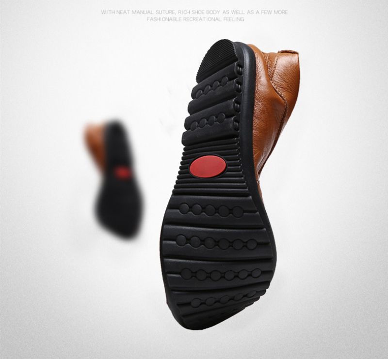 Noah Męskie Mokasyny Eleganckie Buty - Kawa
