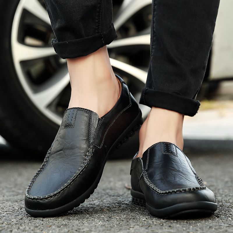 Noah Męskie Mokasyny Eleganckie Buty - Kawa