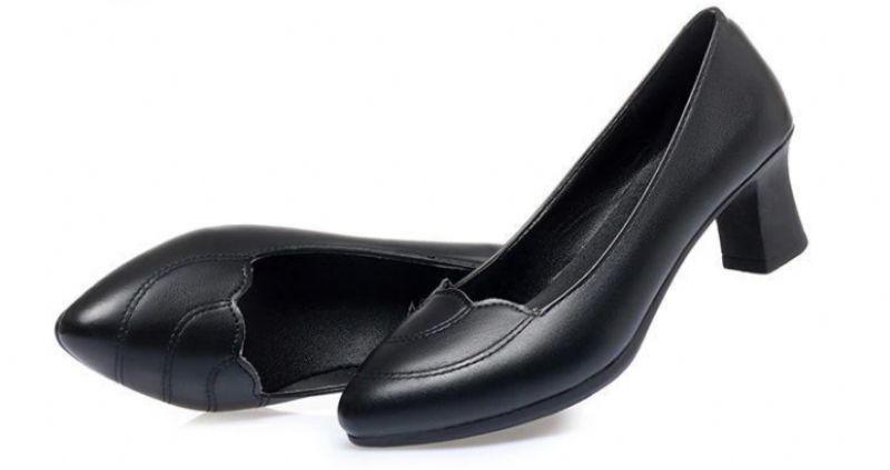 Noelia Damskie Buty Na Obcasie - Czarny
