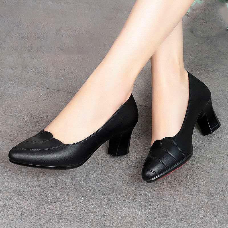 Noelia Damskie Buty Na Obcasie - Czarny