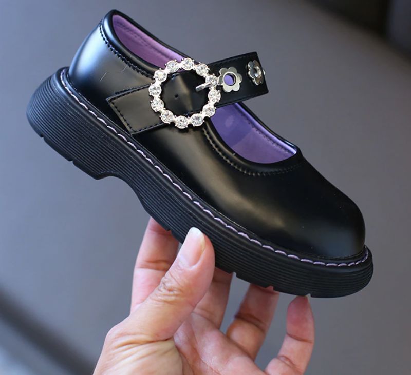 Noelia Dziewczęce Buty Szkolne - Czarny