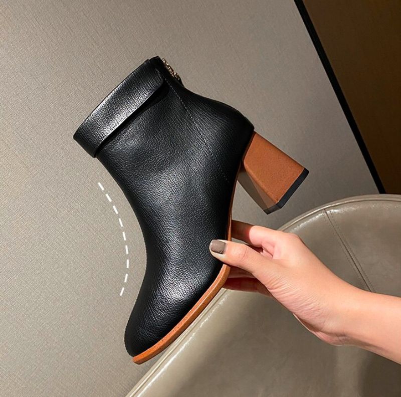 Nonna Booties Ankle Length - Beżowy