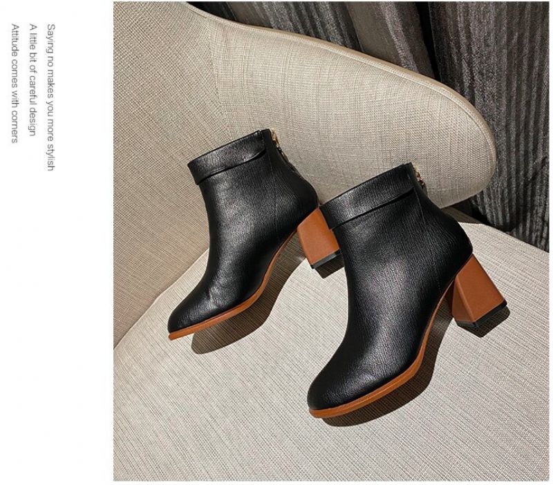 Nonna Booties Ankle Length - Beżowy