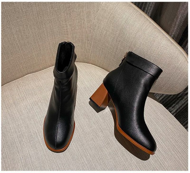 Nonna Booties Ankle Length - Beżowy
