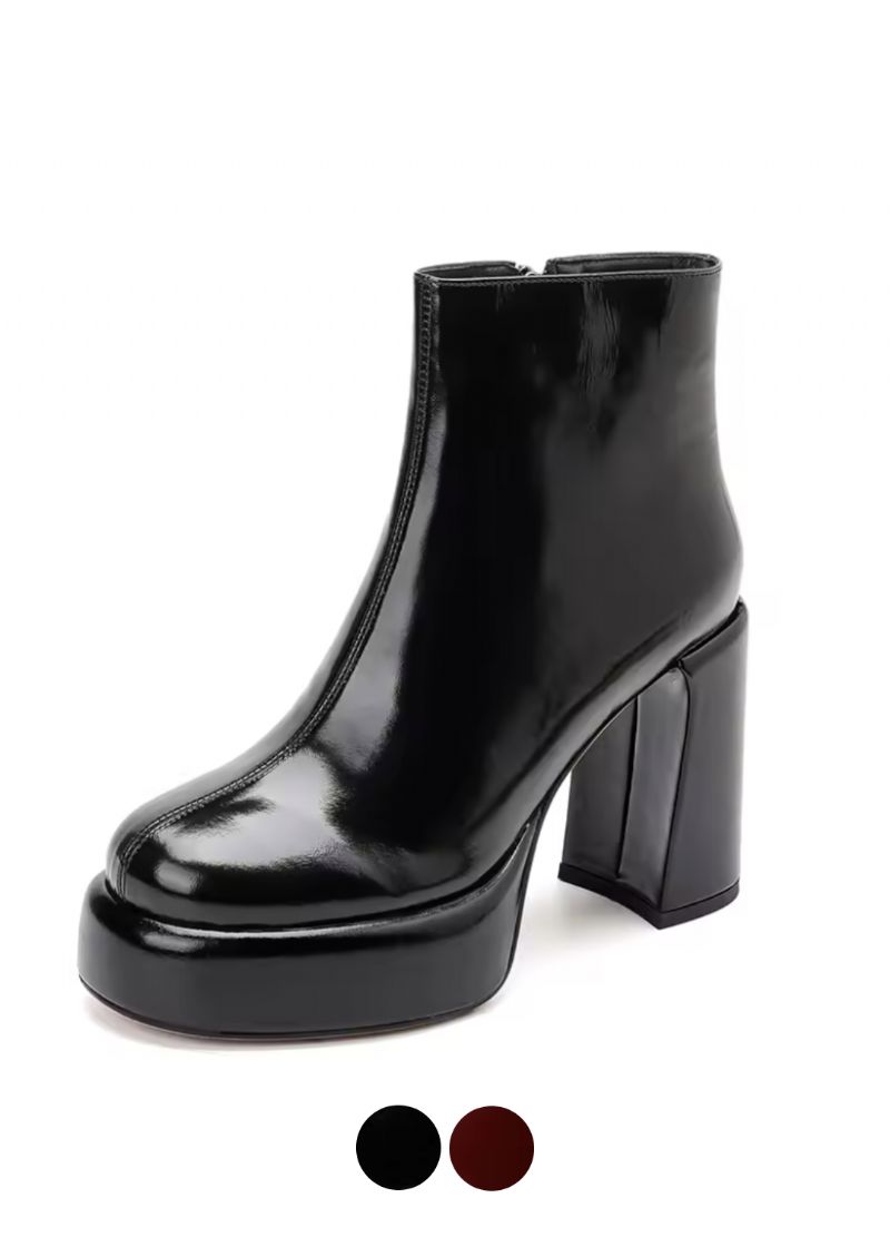 Norys Damskie Buty Typu Platform Dress Boots
