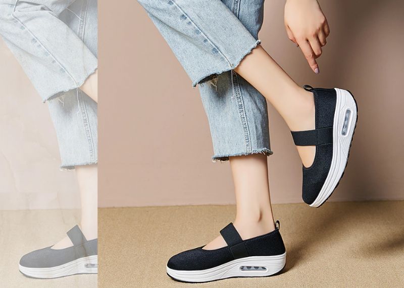 Nova Damskie Buty Platformowe - Czerwony