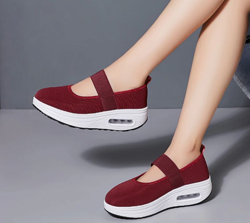 Nova Damskie Buty Platformowe - Czerwony
