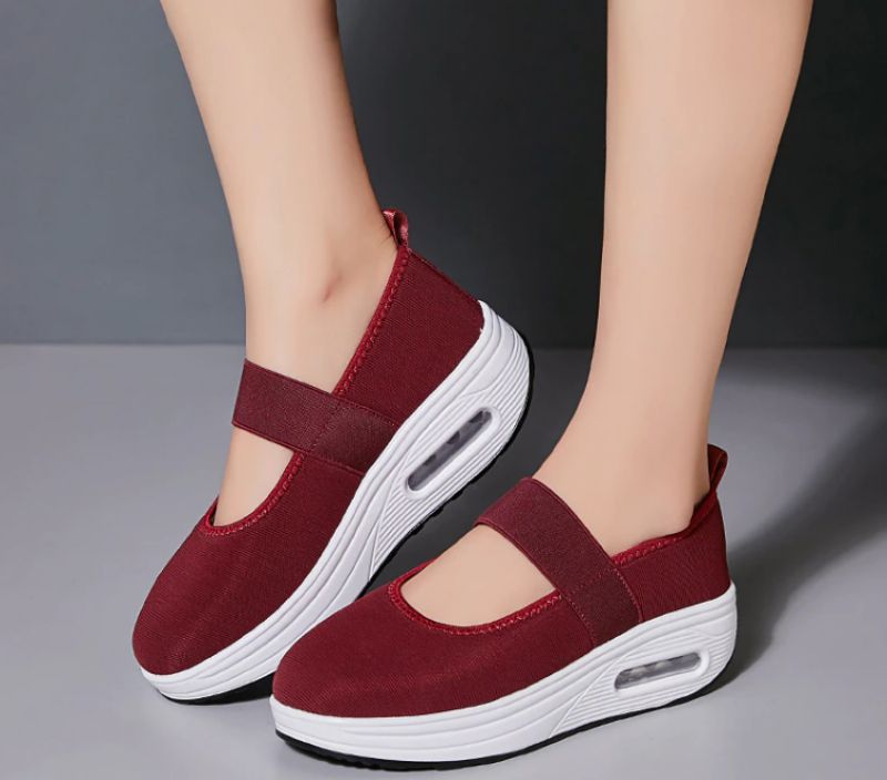 Nova Damskie Buty Platformowe - Czerwony