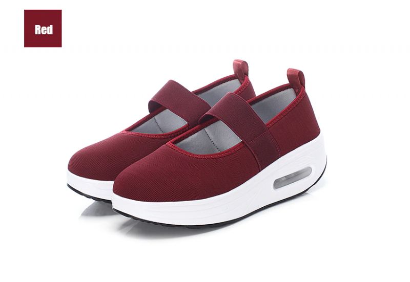 Nova Damskie Buty Platformowe - Czerwony
