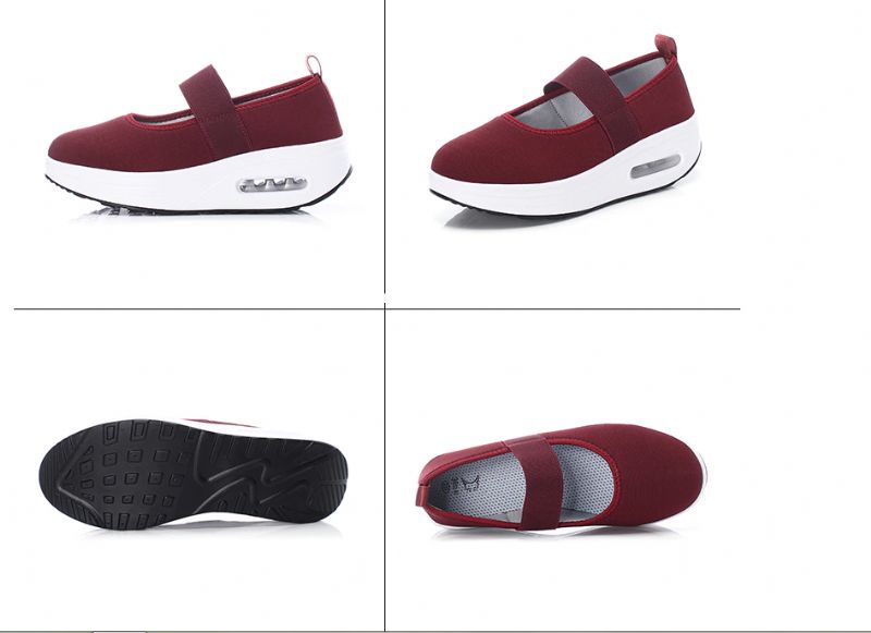 Nova Damskie Buty Platformowe - Czerwony