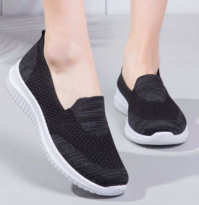 Nubia Damskie Wsuwane Czarne Buty - Czarny