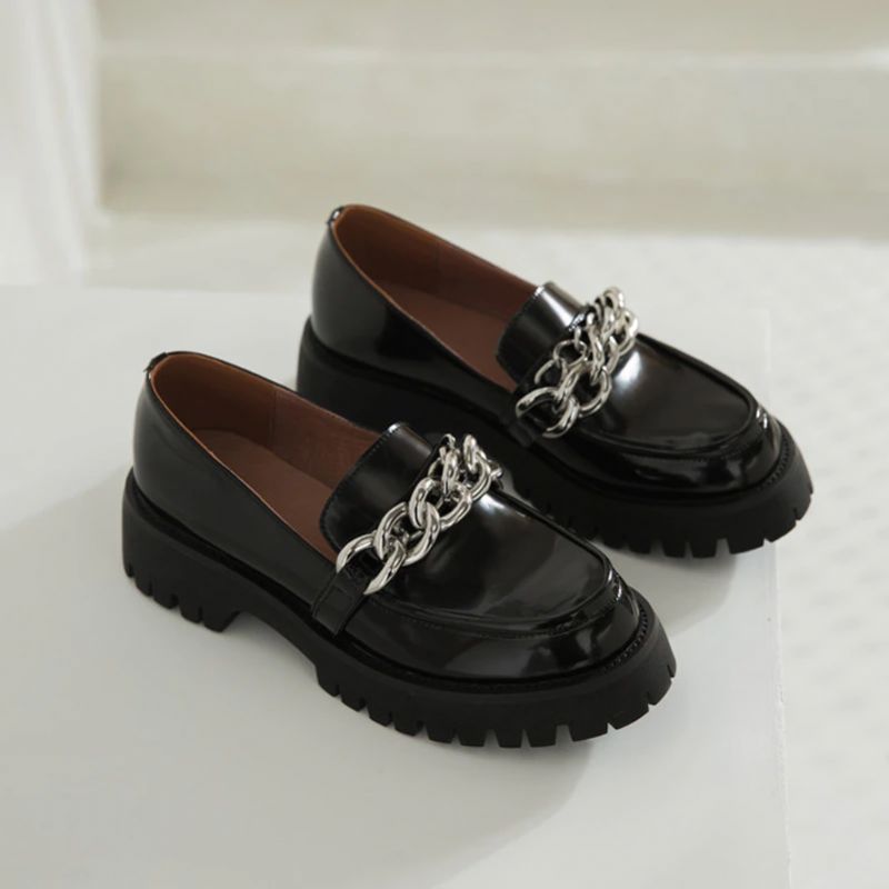 Nuria Damskie Buty Typu Platform - Czarny