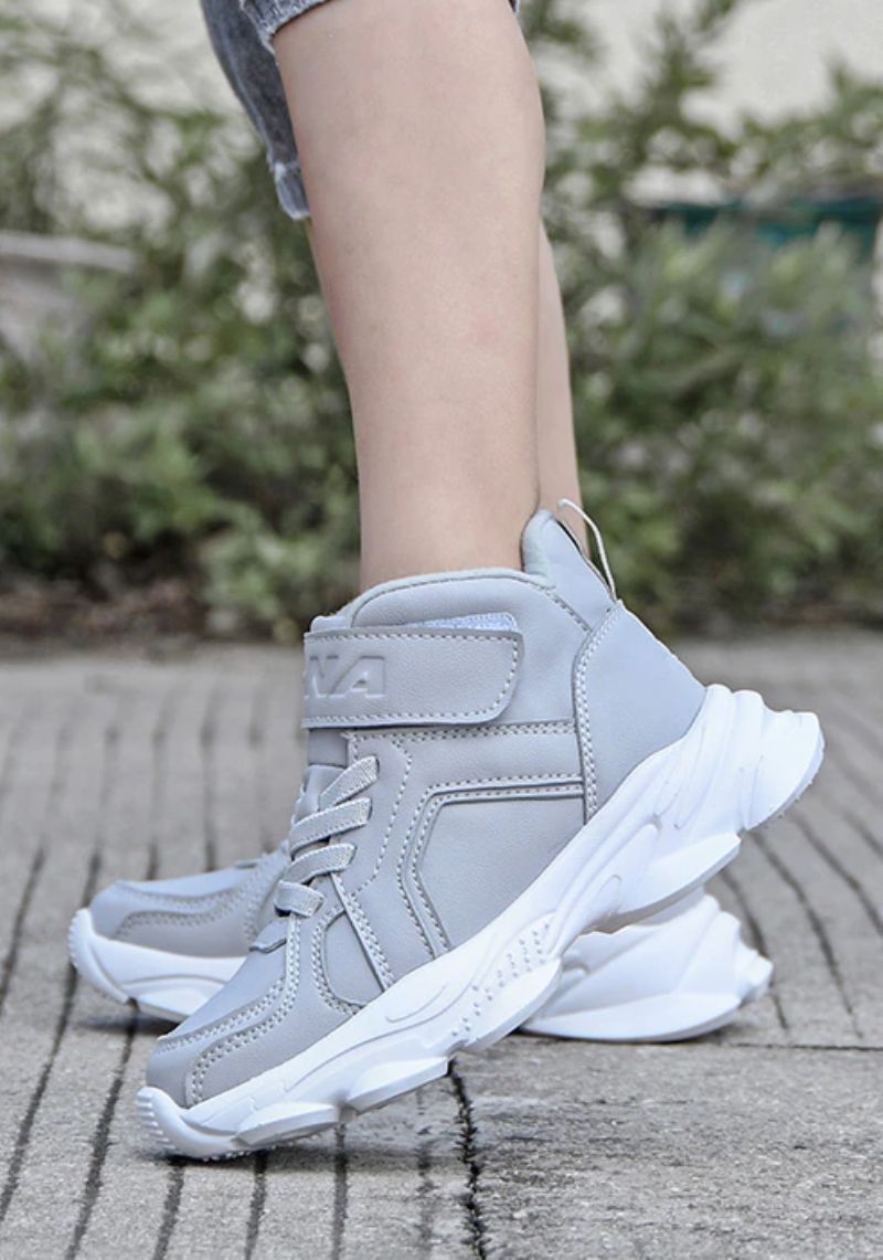 Ocasio Dla Obu Płci Dziecięce Buty Sportowe Outdoor - Szare futro
