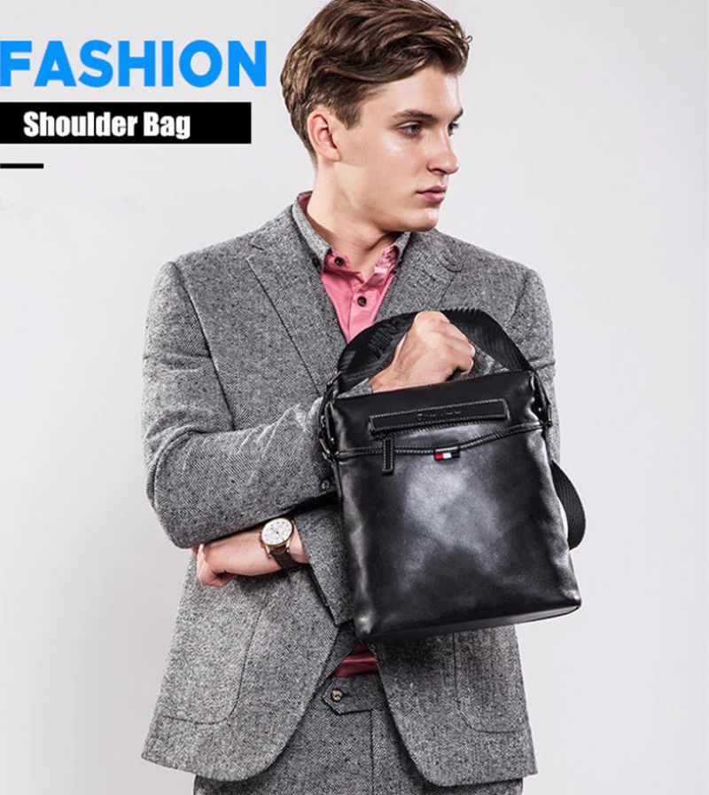 Octavio Męska Torebka Typu Crossbody - Czarny