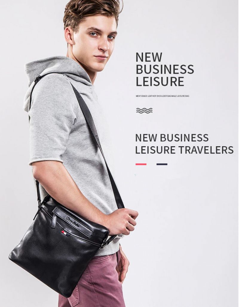 Octavio Męska Torebka Typu Crossbody - Czarny