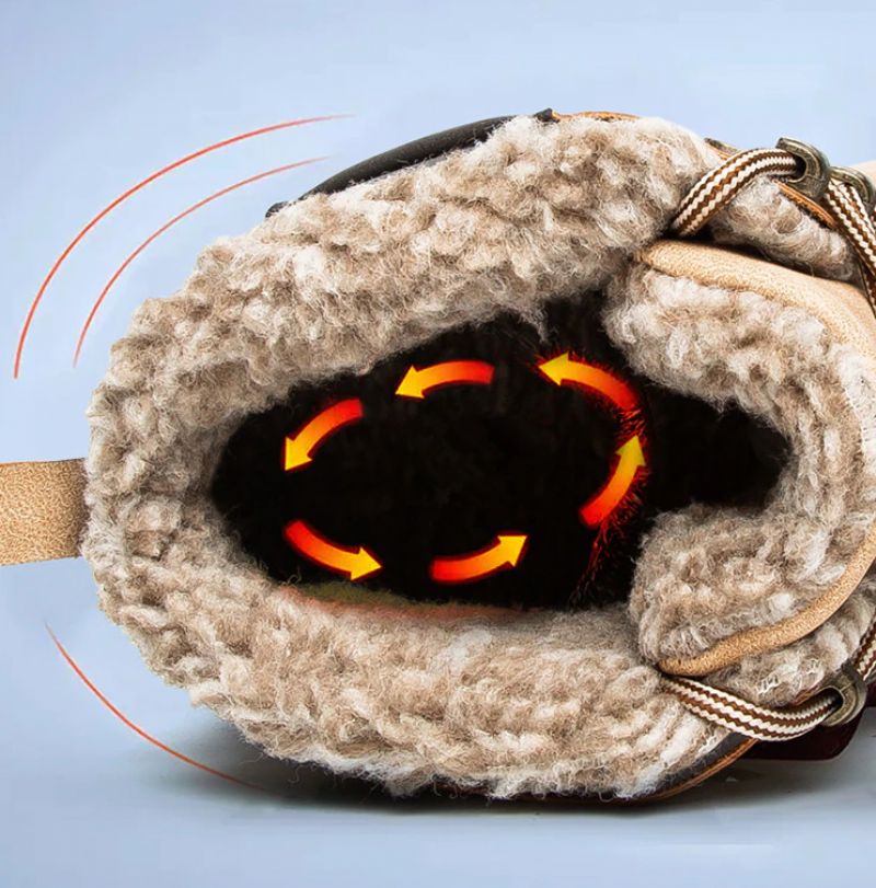 Odlanier Męskie Buty Zimowe - Brązowy