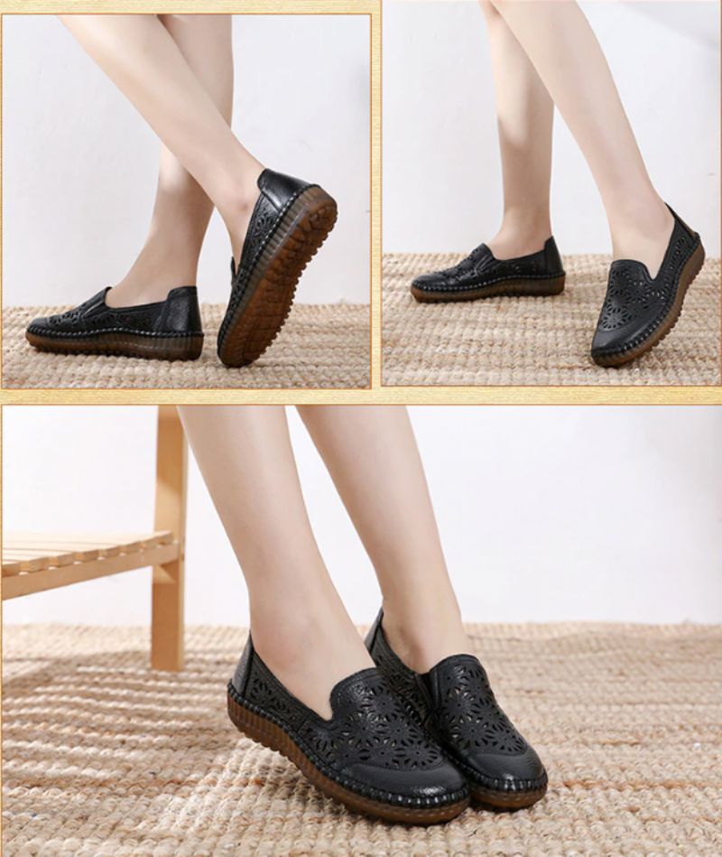 Olga Damskie Buty Typu Loafer - khaki