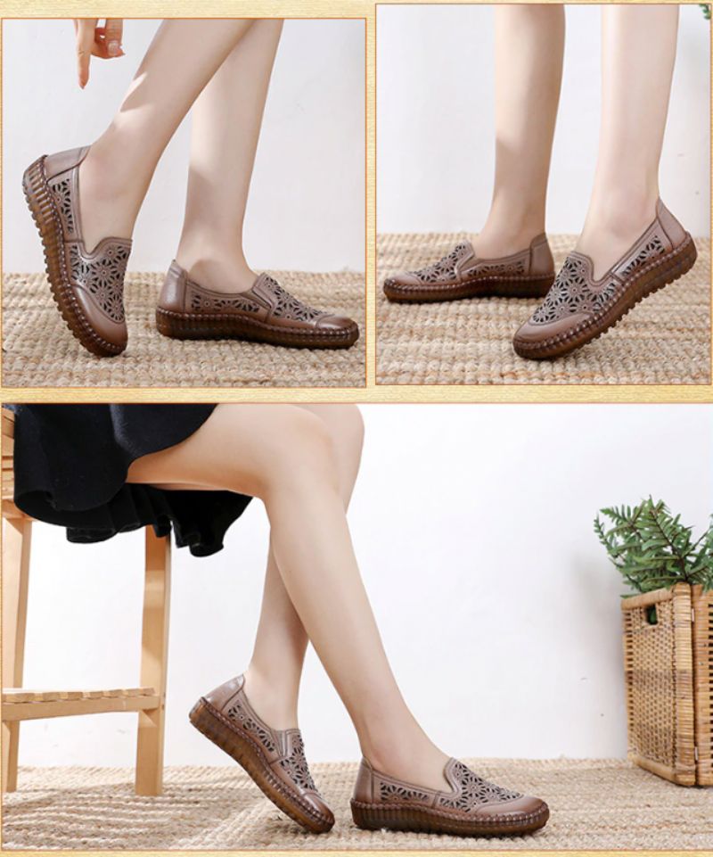 Olga Damskie Buty Typu Loafer - khaki