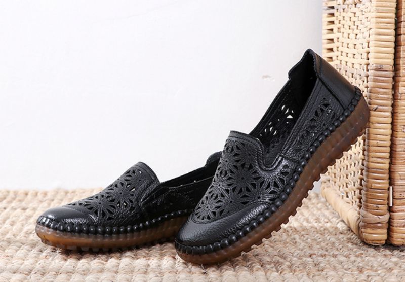 Olga Damskie Buty Typu Loafer - khaki
